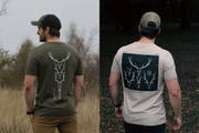 Flint Clothing Deerstalking t-shirt Deer of the UK and Antlers of the UK