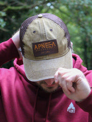 Flint Clothing Apnea Dreadnought Spearfishing Baseball Cap Sand