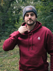 Classic Woods and Waves Hoodie - Oxblood