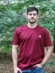 Deer of the UK T-shirt - Oxblood