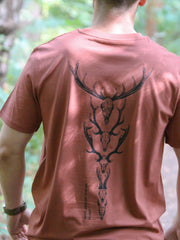 Antlers of the UK T-shirt - Clay