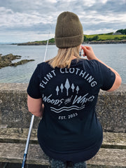 Knapped Forest T-Shirt - Charcoal