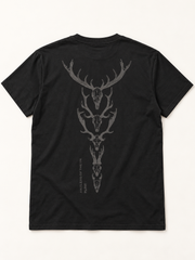 Antlers of the UK T-shirt - Black on black