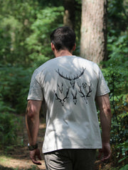 Deer of the UK T-shirt - Stone