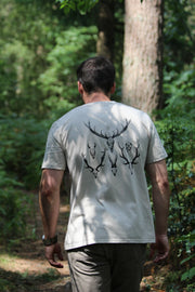 OUTLET - Deer of the UK T-shirt - Stone