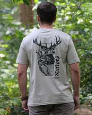 Flint Clothing Deerstalking T-Shirt Natives Red Deer Roe Deer