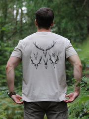 Deer of the UK T-shirt - Stone