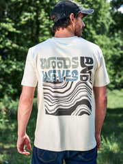 Flint Stay Wavy T-Shirt, Tallow