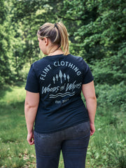 Flint Knapped Forest T-Shirt, Charcoal