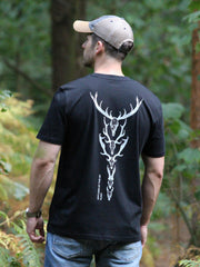 Flint Clothing - Deerstalking Deer Hunting T-Shirt Shooting Shotgun Hunt Hunting Hunter Stalk Stalking Antlers of the UK