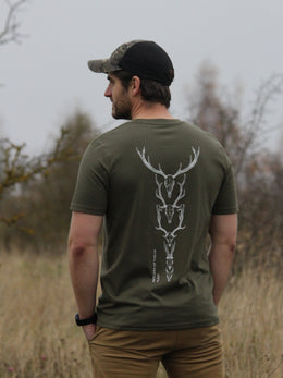 Flint Clothing Antlers of the UK Hoodie Deerstalking Hunting Shooting Fishing Stalking Deer AOTUK Red Sika Fallow Roe Muntjac CWD