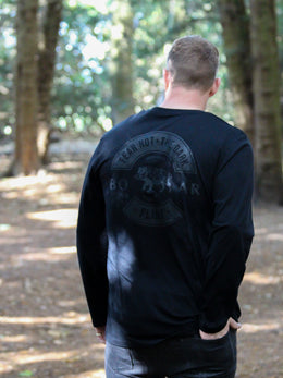 Flint Clothing - Fear Not The Dark Boar Hunting Long Sleeve T-Shirt Front Hunting Stalking Shooting