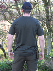 Flint Clothing - Impact Tee Deerstalking Hunting Technical T-shirt Activewear Moss
