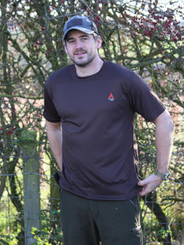 Flint Clothing - Impact Tee Deerstalking Hunting Technical T-shirt Activewear bark