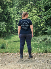 Flint Clothing Womens Knapped Forest T-shirt Deerstalking Hunting Shooting Fishing Stalking Deer DOTUK Red Sika Fallow Roe Muntjac CWD Boar Fear not the dark fieldsports Classic Women