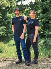 Flint Clothing Womens Knapped Forest T-shirt Deerstalking Hunting Shooting Fishing Stalking Deer DOTUK Red Sika Fallow Roe Muntjac CWD Boar Fear not the dark fieldsports Classic Women