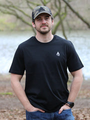 Flint Clothing - Deerstalking Deer Hunting T-Shirt Shooting Shotgun Hunt Hunting Hunter Stalk Stalking Natives Red Roe Antlers of the UK Ethical Hunter The Rack