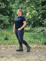 Flint Clothing Womens Knapped Forest T-shirt Deerstalking Hunting Shooting Fishing Stalking Deer DOTUK Red Sika Fallow Roe Muntjac CWD Boar Fear not the dark fieldsports Classic Women