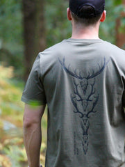 Flint Clothing - Deerstalking Deer Hunting T-Shirt Shooting Shotgun Hunt Hunting Hunter Stalk Stalking Antlers of the UK