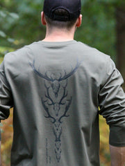 Flint Clothing - Deerstalking Deer Hunting T-Shirt Shooting Shotgun Hunt Hunting Hunter Stalk Stalking Natives Red Roe Antlers of the UK