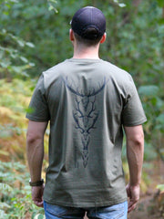 Flint Clothing - Deerstalking Deer Hunting T-Shirt Shooting Shotgun Hunt Hunting Hunter Stalk Stalking Antlers of the UK