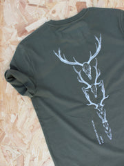 Flint Clothing Deerstalking Antlers Of The UK  T-Shirt