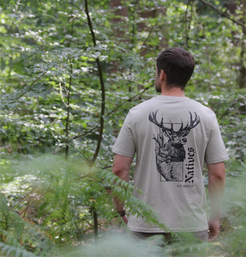 Flint Clothing Natives Desert T-shirt Casualwear Hunting Deerstalking Shooting Fieldsports Fieldcraft Bushcraft Stalking Deer Hunt Hunter Antlers UK