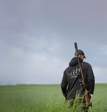 Flint Clothing The Rack Hoodie Black Casualwear Hunting Deerstalking Shooting Fieldsports Fieldcraft Bushcraft Stalking Deer Hunt Hunter Antlers