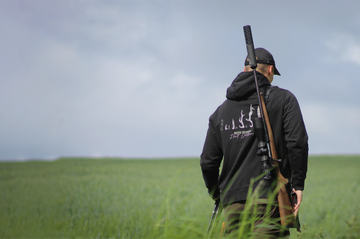 Flint Clothing The Rack Hoodie Black Casualwear Hunting Deerstalking Shooting Fieldsports Fieldcraft Bushcraft Stalking Deer Hunt Hunter Antlers