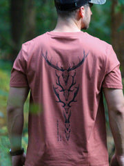 Antlers of the UK T-shirt - Clay