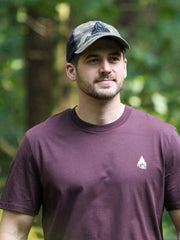 Antlers of the UK T-shirt - Red Brown