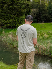 Skull Stack Full T-shirt - Stone
