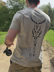 Skull Stack Full T-shirt - Stone