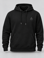 Antlers of the UK Hoodie - Black on black