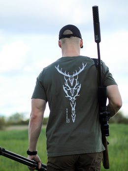 Antlers of the UK T-shirt - Khaki