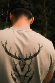 Skull Stack Full T-shirt - Stone