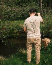 Skull Stack Full T-shirt - Stone